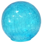 Γυαλί λάμπας ανταλλακτικό κρακελέ γαλάζιο 15x14εκ Sinialo 2010021