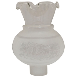 Γυαλί ανταλλακτικό επιτραπέζιας λάμπας 20εκ Karvounis 80-13