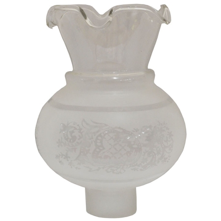 Γυαλί ανταλλακτικό επιτραπέζιας λάμπας 20εκ Karvounis 80-13