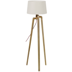 Λάμπα επιδαπέδια ξύλινη 146εκ μπεζ CL6319FL Arlight 0164015