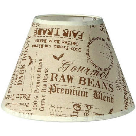 Καπέλο φωτιστικού υφασμάτινο 30εκ μπεζ γράμματα Arlight CL30LT