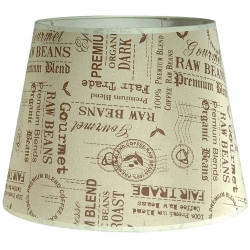 Καπέλο φωτιστικού υφασμάτινο μπεζ με γράμματα 40εκ CL40LT Arlight 0284056