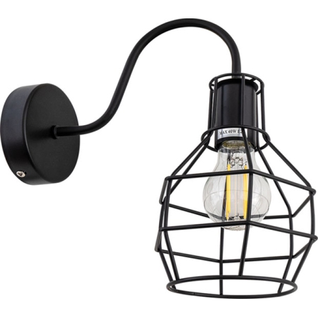 Απλίκα τοίχου μεταλλική μαύρη 26.5εκ CL310BK Arlight 0144108