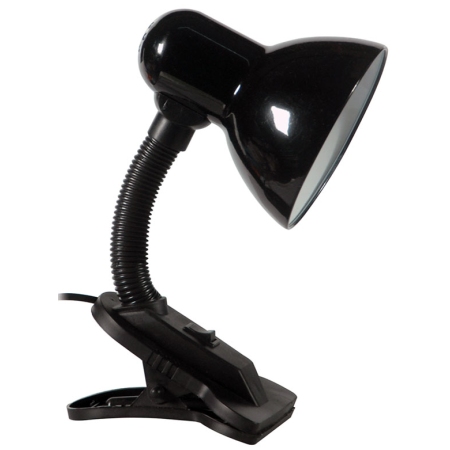 Φωτιστικό γραφείου μεταλλικό με μανταλάκι μαύρο TLC 108 BK Arlight 0154038