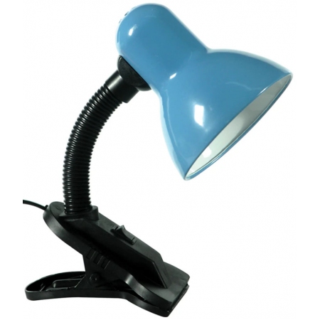 Φωτιστικό γραφείου μεταλλικό με μανταλάκι μπλε TLC 108 BL Arlight 0154067