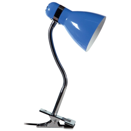 Φωτιστικό γραφείου μεταλλικό με μανταλάκι μπλε TLC 724 BL Arlight 0154084