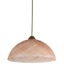 Φωτιστικό μονόφωτο γυάλινο καφέ 29x15εκ Arlight 0083471