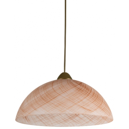 Φωτιστικό μονόφωτο γυάλινο καφέ 29x15εκ Arlight 0083471