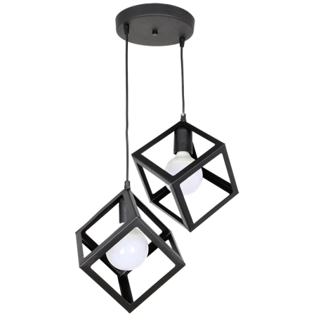 Φωτιστικό οροφής 2φωτο μεταλλικό μαύρο 35x90εκ 1249-2 BK Arlight 0103486