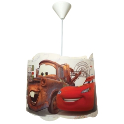 Φωτιστικό μονόφωτο παιδικό Cars μπεζ-κόκκινο 30x29εκ Arlight 0133076