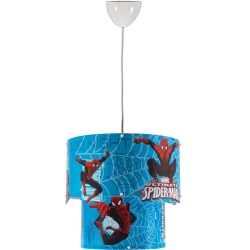 Φωτιστικό μονόφωτο παιδικό Spiderman μπλε 30x26εκ Arlight 0133081