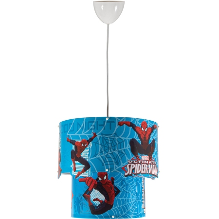 Φωτιστικό μονόφωτο παιδικό Spiderman μπλε 30x26εκ Arlight 0133081