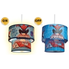 Φωτιστικό μονόφωτο παιδικό Spiderman μπλε 30x26εκ Arlight 0133081