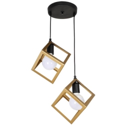 Φωτιστικό οροφής 2φωτο μεταλλικό οξυντέ 35x90εκ 1249-2AB Arlight 0103487