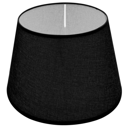 Καπέλο φωτιστικού υφασμάτινο μαύρο 25x18εκ SPC25BK Arlight 0284139