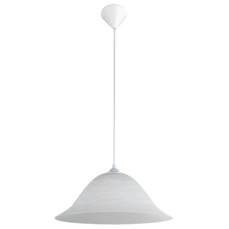 Φωτιστικό μονόφωτο γυάλινο λευκό 36x20εκ Arlight 0083485