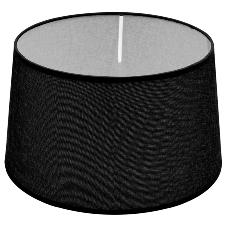 Καπέλο φωτιστικού υφασμάτινο μαύρο 40x26εκ SPC40BK Arlight 0284089