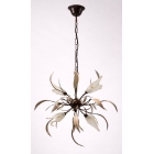 Φωτιστικό οροφής 4φωτο μεταλλικό καφέ 55x105εκ Sinialo 917.281.231