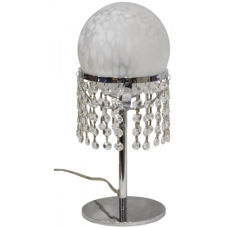 Πορτατίφ μεταλλικό-γυάλινο Electra ασημί 15x35εκ Aidonitsa Φ-1723Τ-1