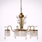 Φωτιστικό οροφής 5φωτο μεταλλικό οξυντέ 57x114εκ Sinialo PA-01