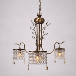 Φωτιστικό οροφής 3φωτο μεταλλικό οξυντέ 50x110εκ Sinialo PA-02