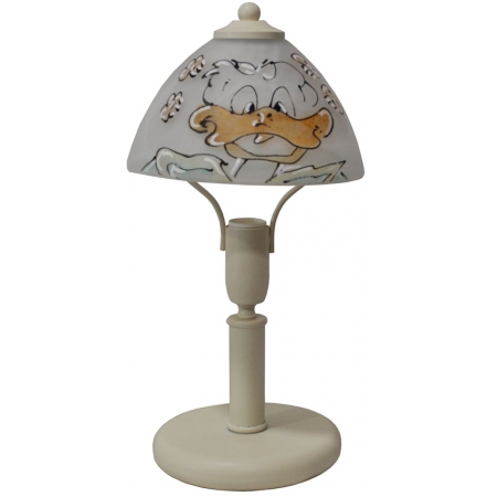 Παιδικό πορτατίφ μεταλλικό-γυάλινο Donald Duck εκρού 16.5x33εκ Pol 2112005