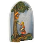 Παιδικό πορτατίφ κεραμικό Κορίτσι 12x11x19εκ Pol 703260-2