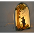 Παιδικό πορτατίφ κεραμικό Κορίτσι 12x11x19εκ Pol 703260-2