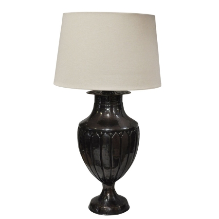 Λάμπα επιτραπέζια μεταλλική μπρονζέ-εκρού 40x74εκ Pol 2112033