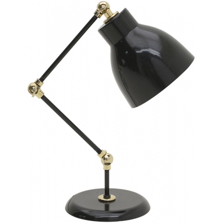 Φωτιστικό γραφείου μεταλλικό μαύρο-χρυσό 45εκ Click 6-15-584-0006