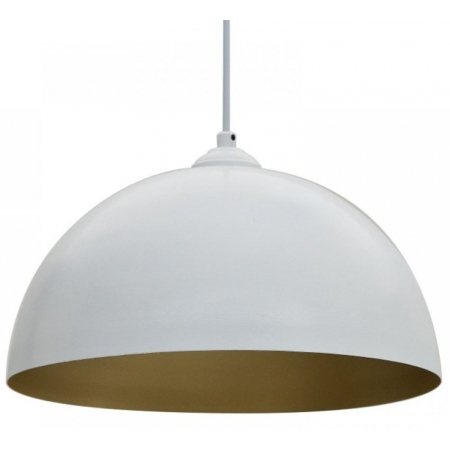 Φωτιστικό μονόφωτο μεταλλικό λευκό/χρυσό 31εκ Click 6-10-584-0038