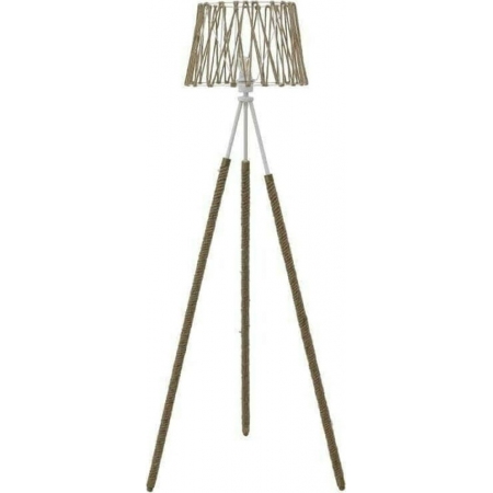 Λάμπα δαπέδου μεταλλική με σχοινί λευκό/μπεζ 152εκ Click 6-15-584-0012