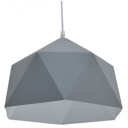 Φωτιστικό μονόφωτο μεταλλικό γκρι 38x23εκ Click 6-10-151-0004