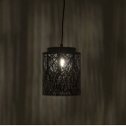 Φωτιστικό μονόφωτο μεταλλικό μαύρο 20x25εκ Inart 3-10-005-0006