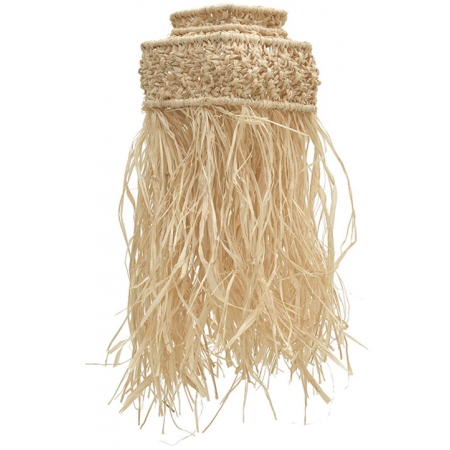 Φωτιστικό μονόφωτο ψάθινο natural 25x63εκ Inart 3-10-602-0002