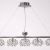 Φωτιστικό οροφής 5φωτο μεταλλικό ασημί 99x18x90εκ Galaxias 2116007