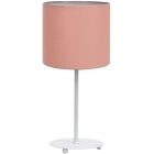 Πορτατίφ μεταλλικό-υφασμάτινο λευκό-ροζ 39.5εκ VK 61171-235648