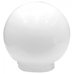 Γυαλί γλόμπου αρματούρας οπάλ λευκό 15x16εκ Eurolamp 153-65999