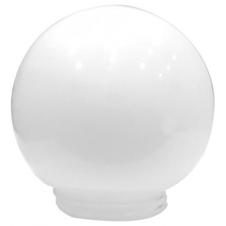 Γυαλί γλόμπου αρματούρας οπάλ λευκό 15x16εκ Eurolamp 153-65999