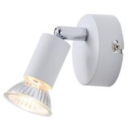 Φωτιστικό σποτ μονόφωτο λευκό 7x10x7εκ Eurolamp 145-25239
