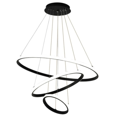 Φωτιστικό Led μαύρο 60x60εκ Powertech HLL-0105