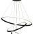 Φωτιστικό Led μαύρο 60x60εκ Powertech HLL-0105