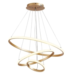 Φωτιστικό Led χρυσό 60x60εκ Powertech HLL-0078