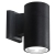 Φωτιστικό σποτ μονόφωτο μαύρο 6.5x11x12εκ Powertech HLL-0189