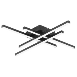 Φωτιστικό Led μαύρο 60x60x9εκ Powertech HLL-0111