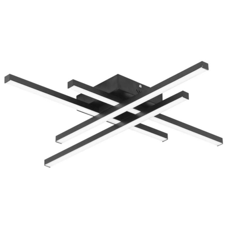 Φωτιστικό Led μαύρο 60x60x9εκ Powertech HLL-0111