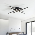 Φωτιστικό Led μαύρο 60x60x9εκ Powertech HLL-0111