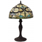 Λάμπα επιτραπέζια μεταλλική-γυάλινη Tiffany 30x48εκ Sinialo G12-014/4412