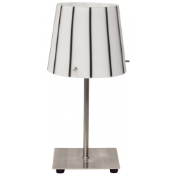 Πορτατίφ μεταλλικό-γυάλινο ασημί-λευκό 15x29εκ Sinialo 37-84-T91131W