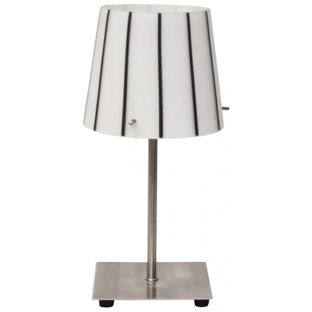 Πορτατίφ μεταλλικό-γυάλινο ασημί-λευκό 15x29εκ Sinialo 37-84-T91131W